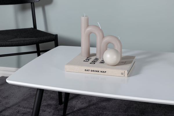 Soffbord PLAZA 70x120cm-MDF Vit