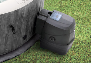 INTEX Uppblåsbar Jacuzzi Greywood Deluxe 4 Personer