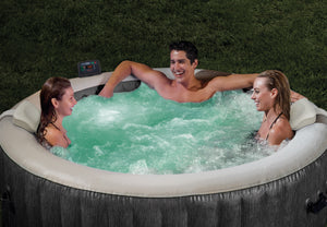 INTEX Uppblåsbar Jacuzzi Greywood Deluxe 6 Personer