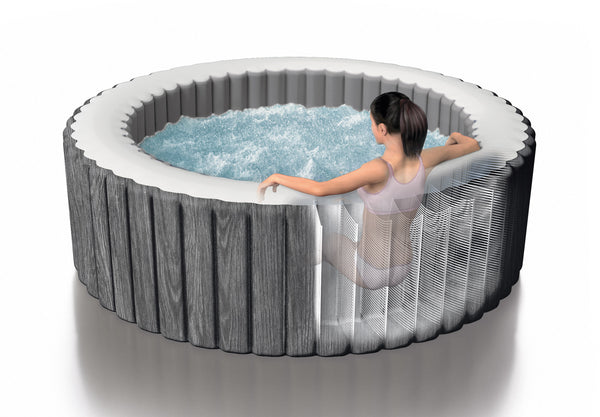 INTEX Inflatable Jacuzzi Greywood Deluxe 6 Persons