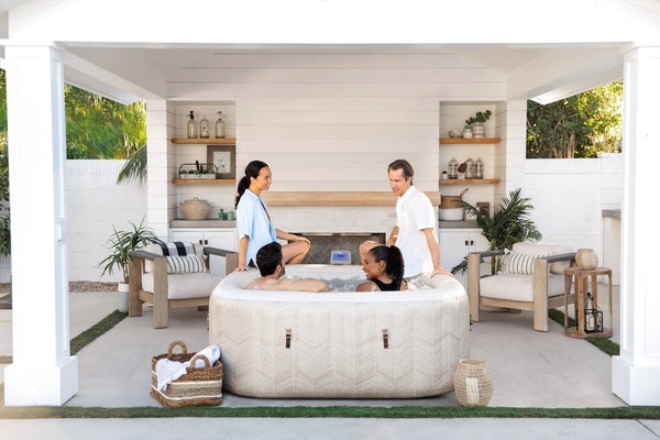 INTEX Uppblåsbart Spa | Chevron Deluxe för 4 personer