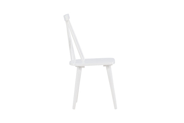Matstolar MARIETTE Gummi trä 88x43x50cm Vit-2st