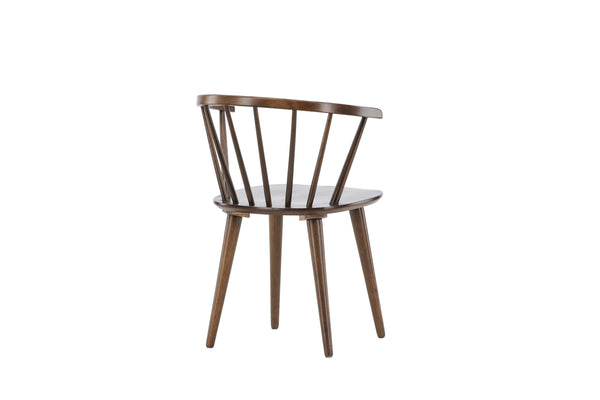 Matstolar BOBBY Gummi trä 76x55x53cm Mocca-2st