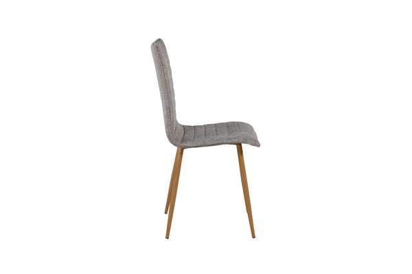 Matstolar WINDU Linen 92x41x52cm Ljusgrå-2st