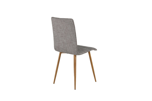 Matstolar WINDU Linen 92x41x52cm Ljusgrå-2st