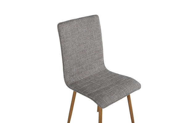 Matstolar WINDU Linen 92x41x52cm Ljusgrå-2st