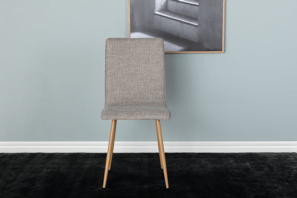 Matstolar WINDU Linen 92x41x52cm Ljusgrå-2st