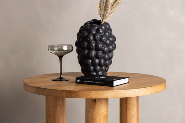 Couchtisch DUXBURY ⌀60cm-Gummiholz