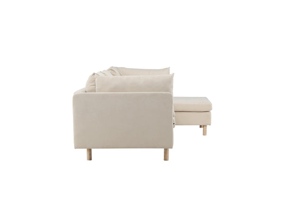 Schäslongsoffa ZERO Polyester Beige