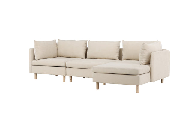 Schäslongsoffa ZERO Polyester Beige