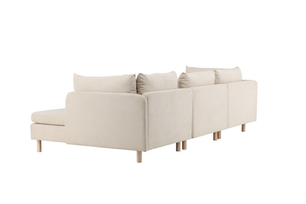 Schäslongsoffa ZERO Polyester Beige