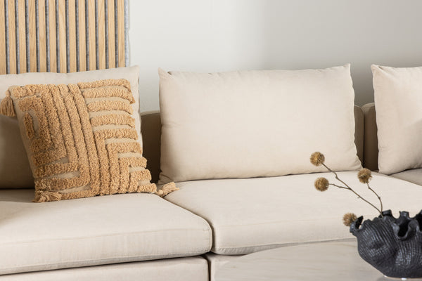 Schäslongsoffa ZERO Polyester Beige
