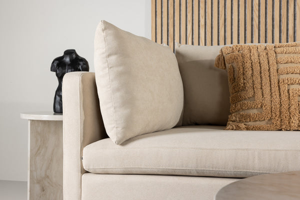 Schäslongsoffa ZERO Polyester Beige