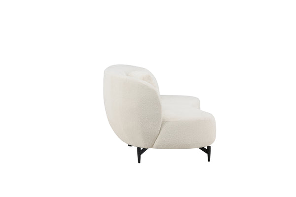 3-Sits Soffa LUNA Boucle Vit