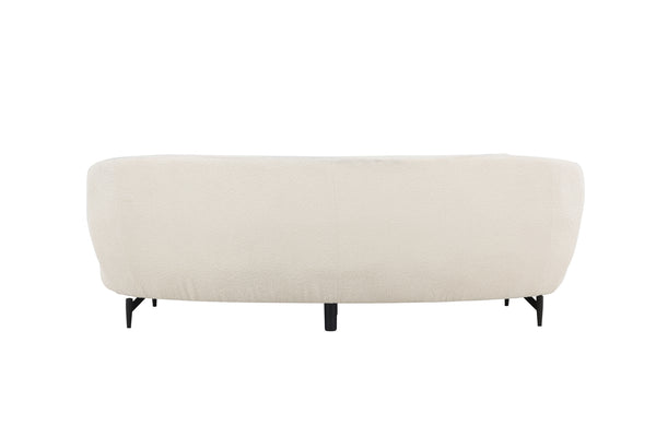 3-Sits Soffa LUNA Boucle Vit