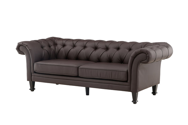 ÄTRAN 3-Sits Soffa PU Brun