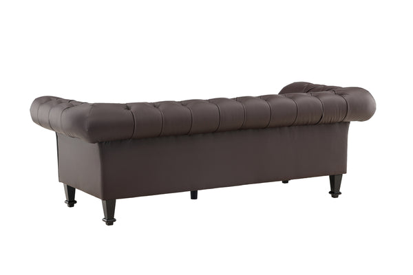 ÄTRAN 3-Sits Soffa PU Brun