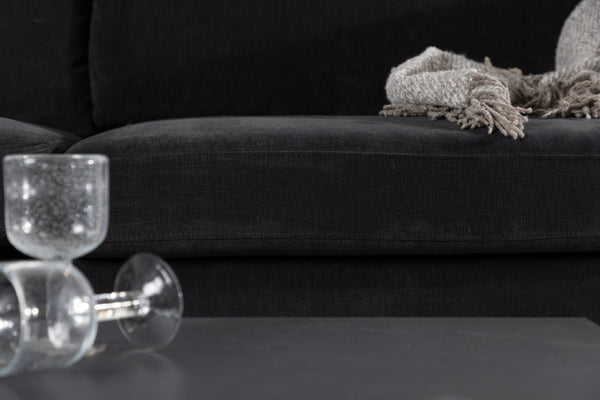 ANTIBES 3-Sitzer-Sofa Dunkelgrau
