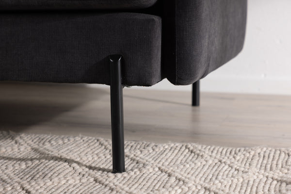 ANTIBES 3-Sitzer-Sofa Dunkelgrau
