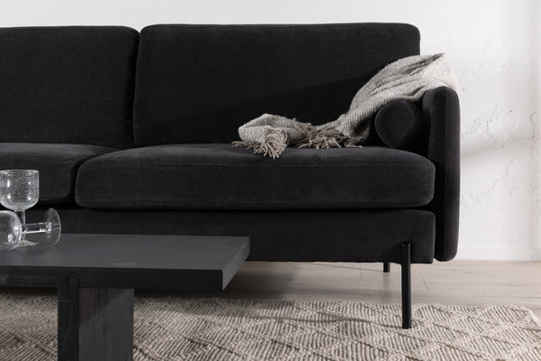 ANTIBES 3-Sitzer-Sofa Dunkelgrau