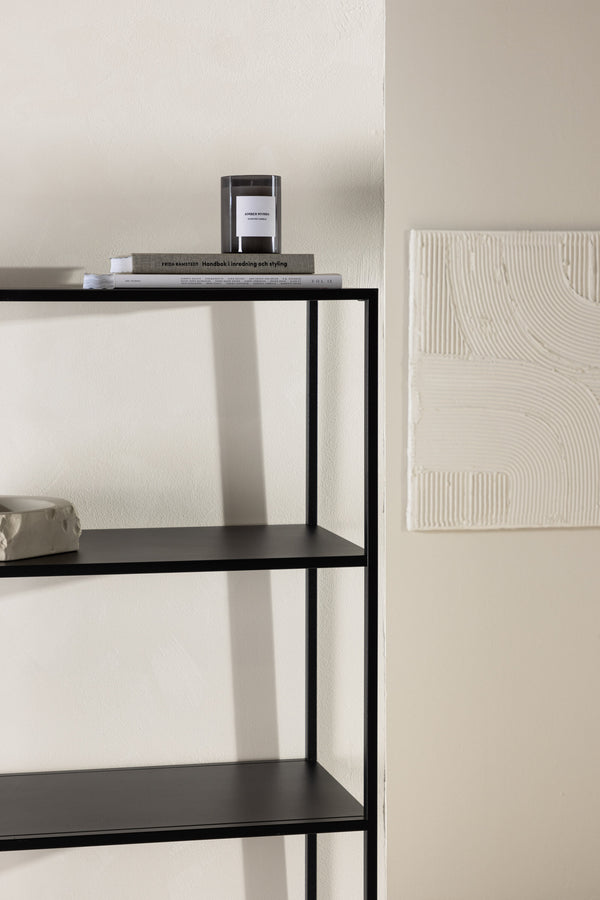 Hyllor MONTEVIDEO Stål 150*70 cm-Svart