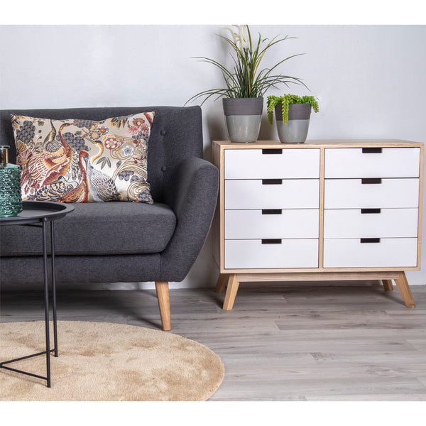 prydnadskudde ALVITO Polyester 45x60x15 Flerfärgad