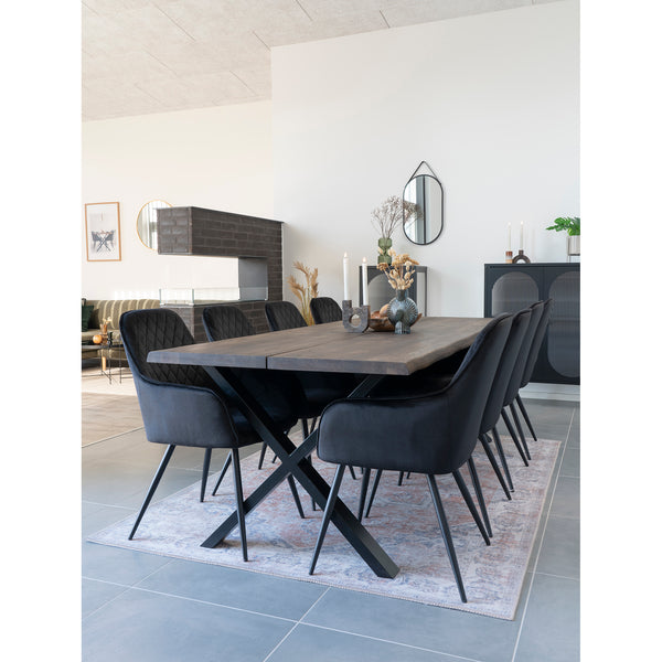 Spegel TRAPANI Stål 50x80-Svart