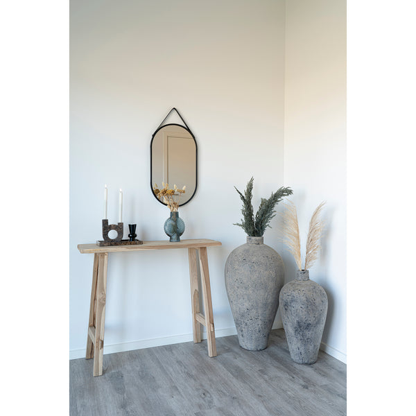 Spegel TRAPANI Stål 50x80-Svart
