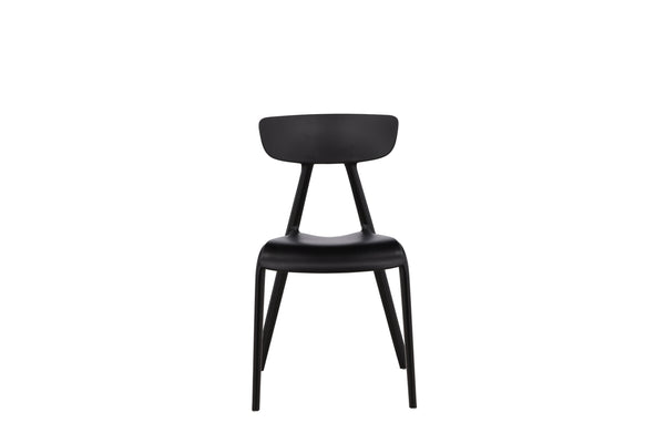 Matstolar URSHOLMEN Plast 79.5x49x54cm Svart-2st