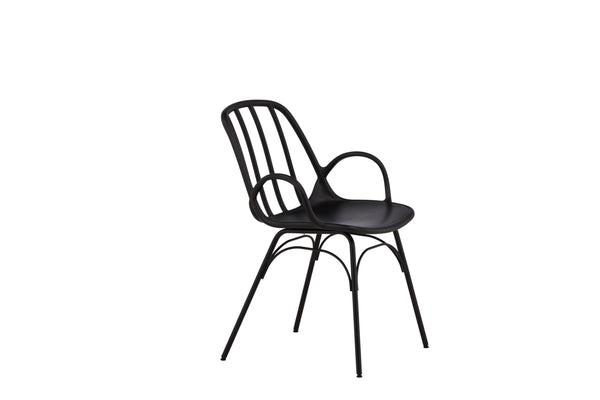 Matstolar DYRÖN Plast 81x55x59cm Svart-2st