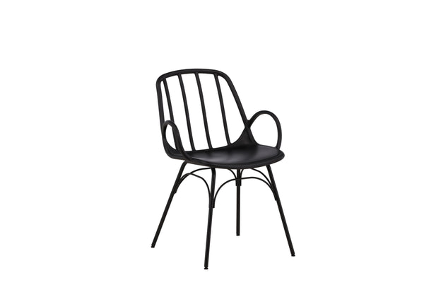 Matstolar DYRÖN Plast 81x55x59cm Svart-2st