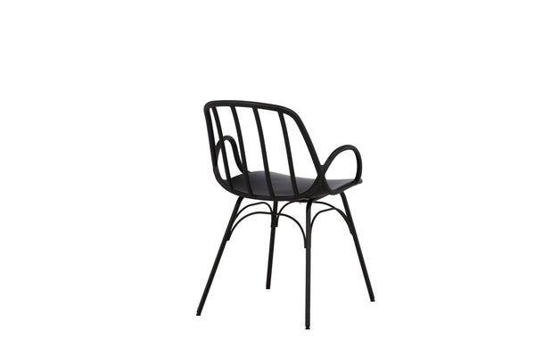 Matstolar DYRÖN Plast 81x55x59cm Svart-2st