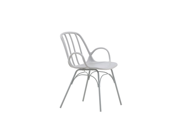 Matstolar DYRÖN Plast 81x55x59cm Ljusgrå-2st