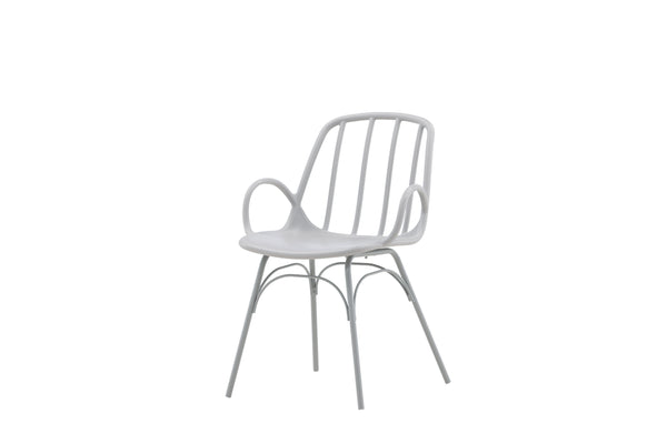 Matstolar DYRÖN Plast 81x55x59cm Ljusgrå-2st