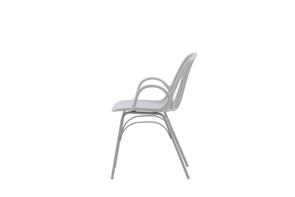 Matstolar DYRÖN Plast 81x55x59cm Ljusgrå-2st
