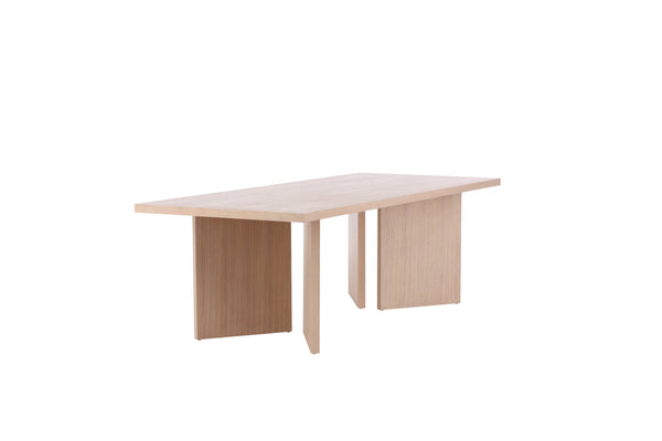 Dining table BASSHOLMEN MDF 100x240 White plastered