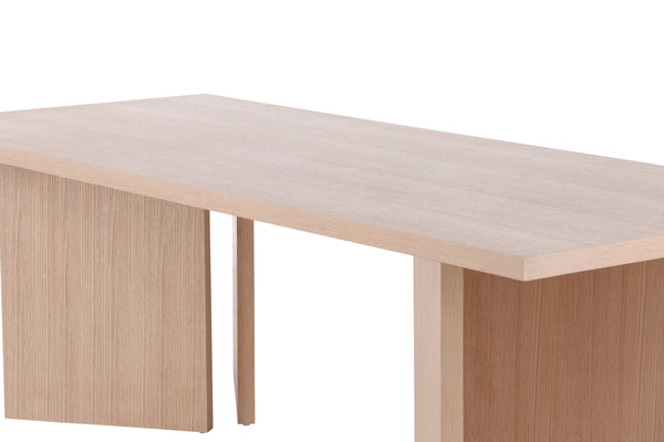 Dining table BASSHOLMEN MDF 100x240 White plastered