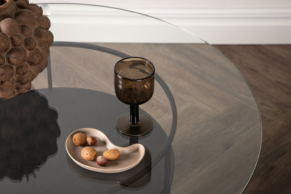 Couchtisch BOVALL ⌀90cm-Glas