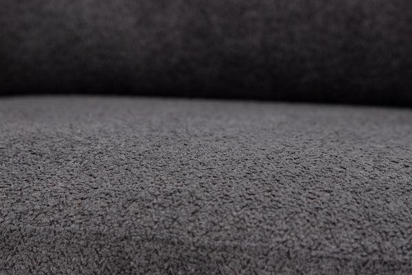 Fåtölj TILLBERGA X JOSEFIN LUSTIG Boucle L87xW95xH83cm-Mörkgrå