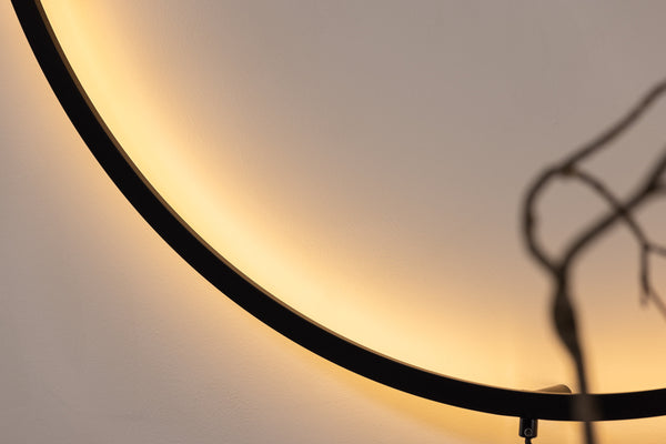 Vägglampa SÖRMJÖLE X JOSEFIN LUSTIG Aluminium LED-Svart