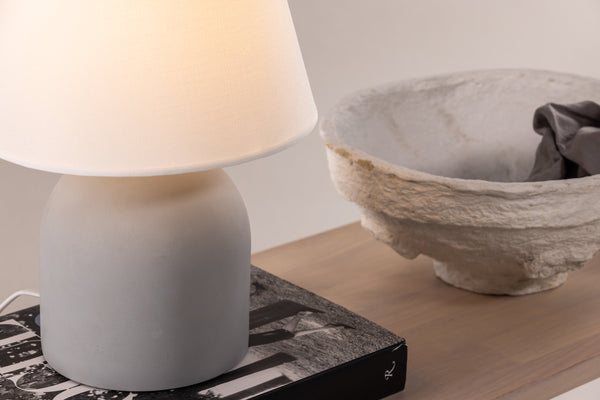 Bordslampa STYRSÖ Betong E27-Grå