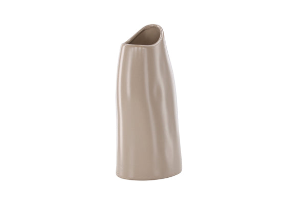 Vase ERNST Dark beige - 12*9*23Hcm