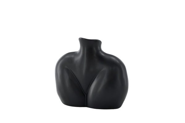 Vaser HARVEY Svart Stengods 17*10*15Hcm