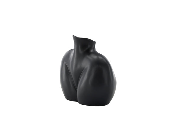 Vaser HARVEY Svart Stengods 17*10*15Hcm
