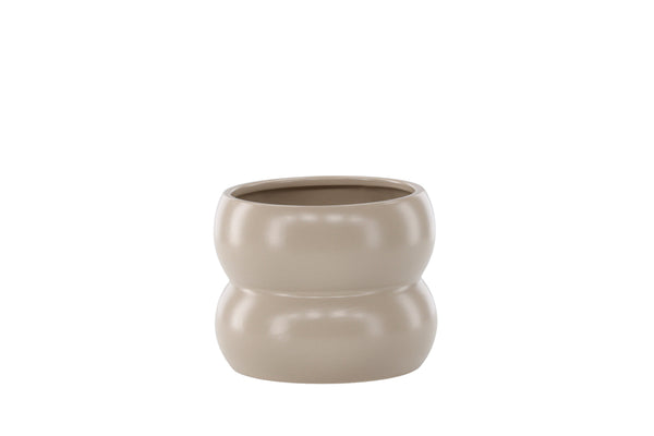 Töpfe DAPNE Mattbeige - 16*16*13cm