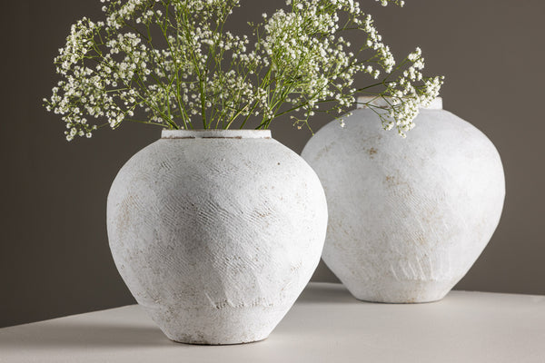Vase GLOBE ceramic 25x23 Beige