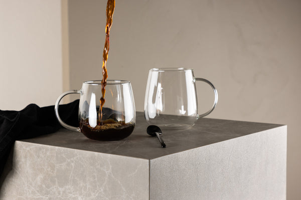 Kaffeetassen SHINE 44Cl Glas 2er-Pack Klar