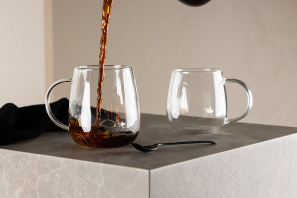 Kaffeetassen SHINE 50Cl Glas 2er-Pack Klar