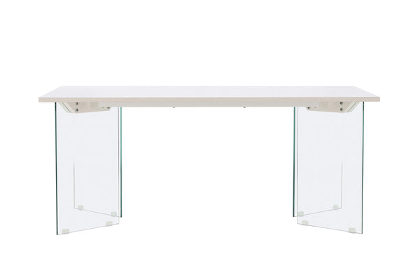 Matbord ESTER Glas 180*90*75 Ljusgrå