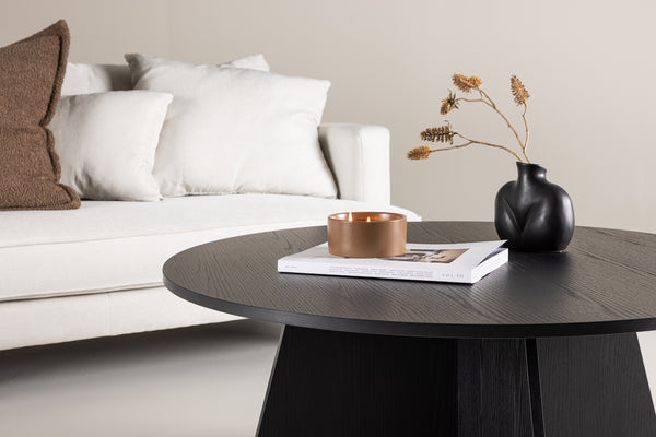 Soffbord BOOTCUT MDF Φ100 Svart